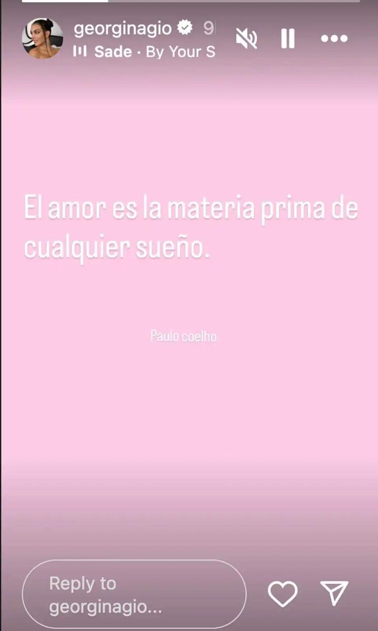 رسالة غامضة من جورجينا تشعل المنصات