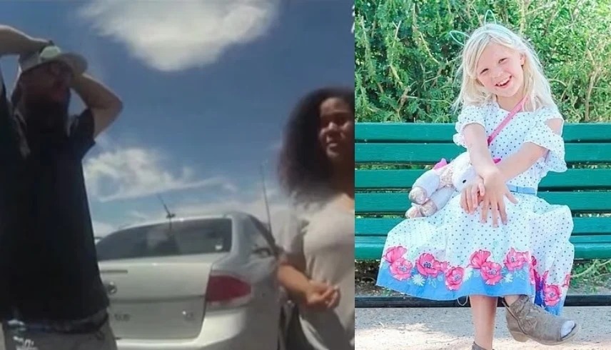 طفلة تقفز من نافذة هربا من والدها