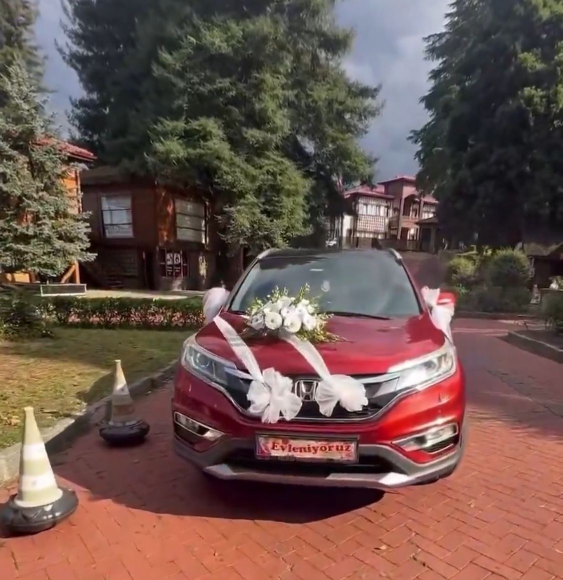 هيفاء حسين تعجب بسيارة مزينة وتسأل عن العروس وزوجها الغلوم: أنا المعرس.. فيديو