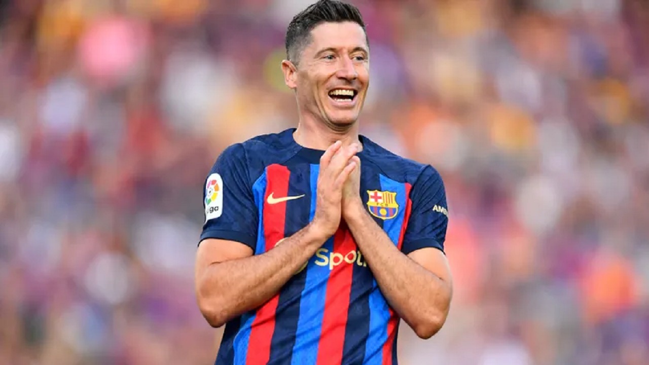 برشلونة يفتقد خدمات ليفاندوفسكي