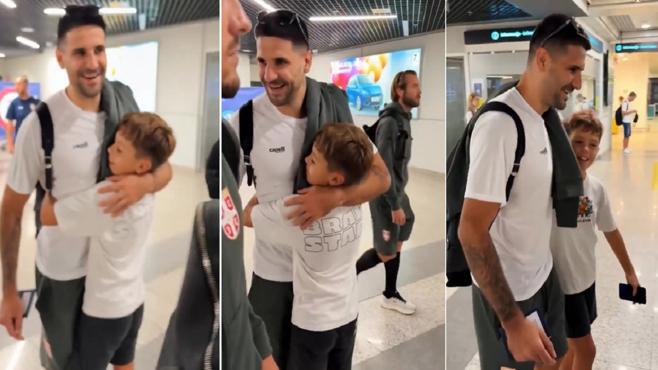 طفل يركض لاحتضان ميتروفيتش في أحدث ظهور .. فيديو