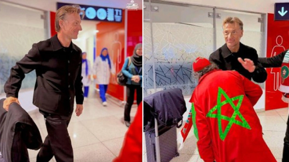 استقبال حافل لـ رينارد في المغرب