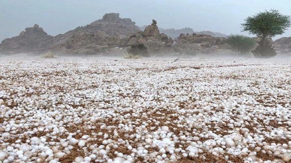 حائل تسجل أدنى درجة حرارة في المملكة خلال 40 عاما