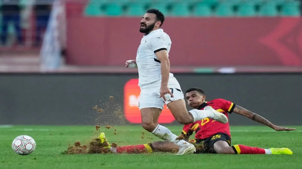 منتخب مصر يكشف تفاصيل إصابة مهند لاشين أمام أنغولا