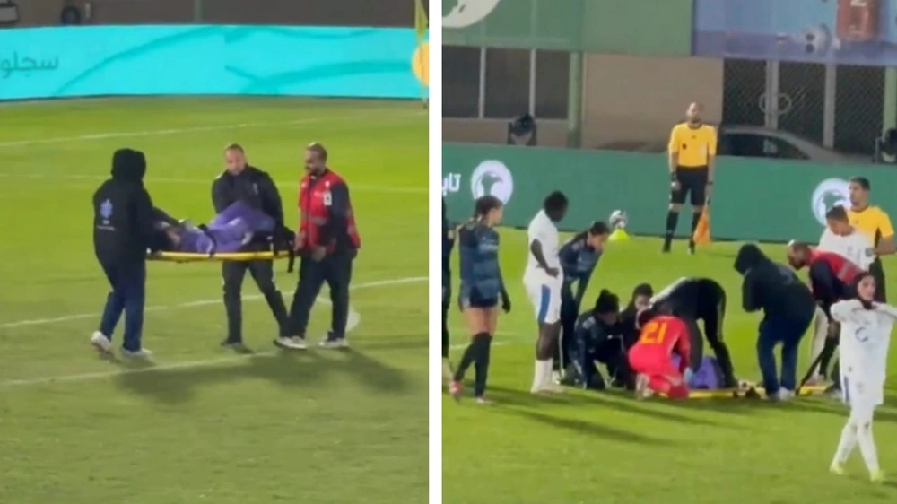 طرد حارسة الهلال بعد تدخلها على لاعبة النصر في نهائي الكأس .. فيديو