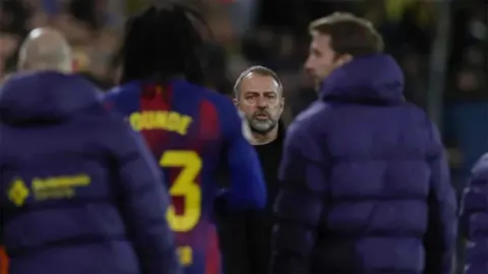 إصابة كوندي تقلق برشلونة قبل السوبر الإسباني