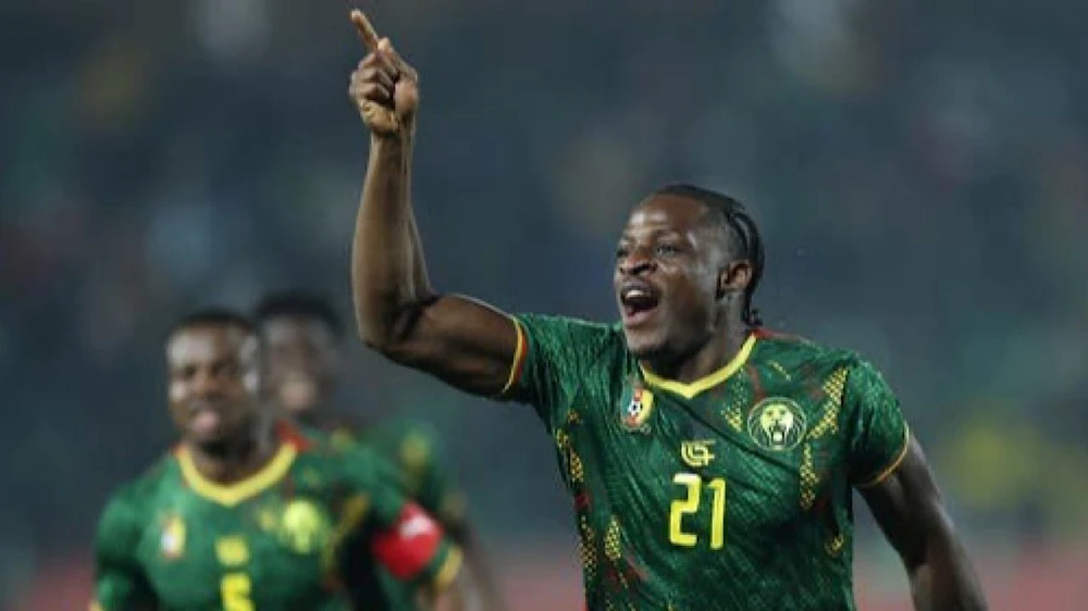 برشلونة يراقب مهاجم الكاميرون في أمم أفريقيا