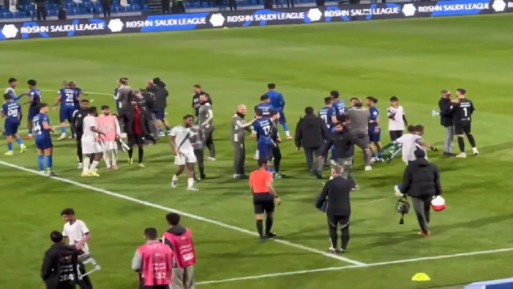 فرحة لاعبي الفتح بعد الفوز على الأهلي.. فيديو