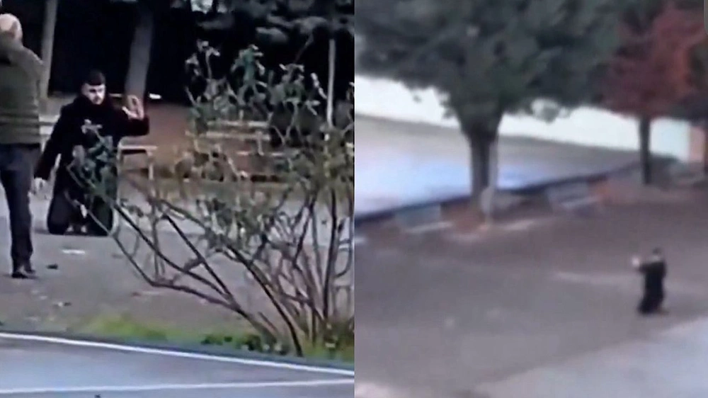 أب يقتحم مدرسة ويأخذ طالبًا رهينة بسبب ابتزاز ابنته  .. فيديو