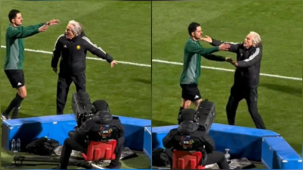 رد فعل حاد من جيسوس تجاه حامل الكرات.. فيديو