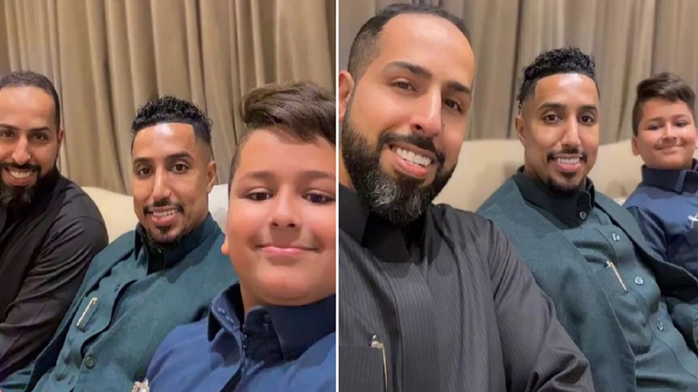 سالم الدوسري يظهر برفقة شقيقه بعد عودته من قطر