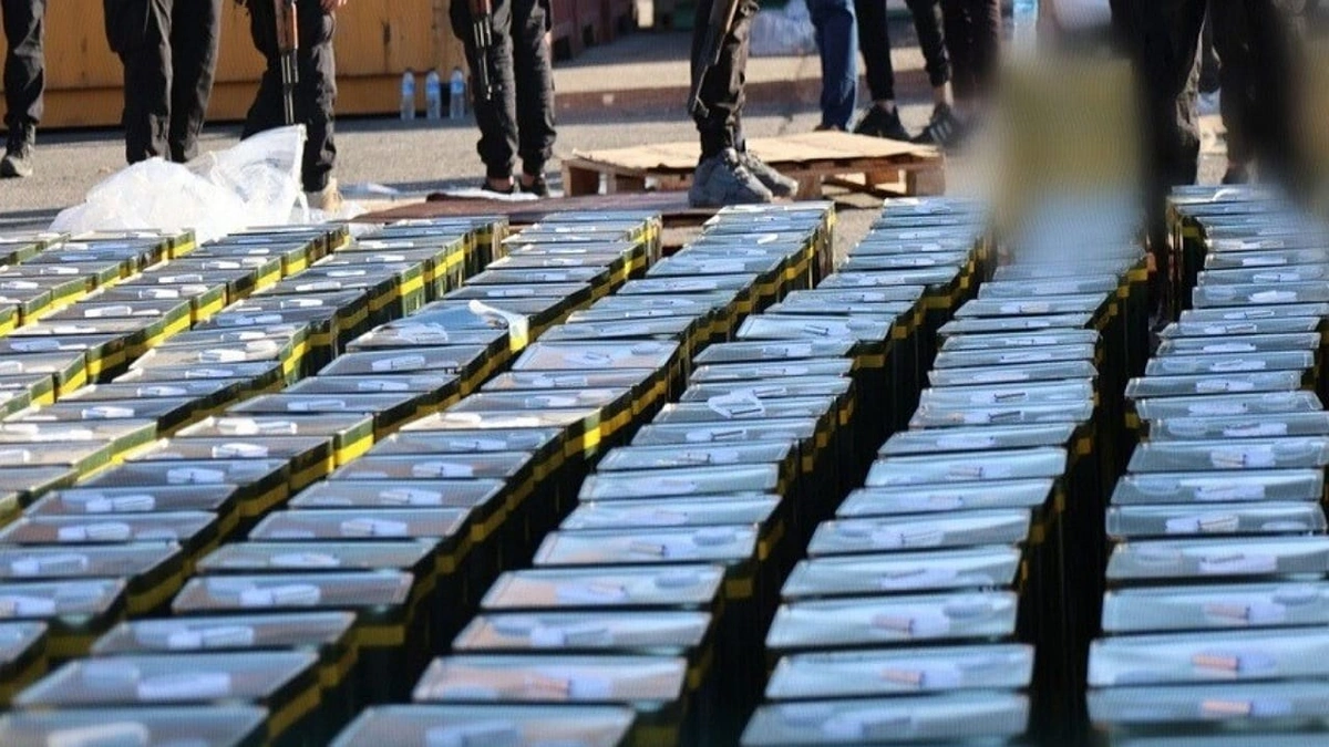 سوريا تضبط شحنة ضخمة من الكوكايين في ميناء اللاذقية .. صور