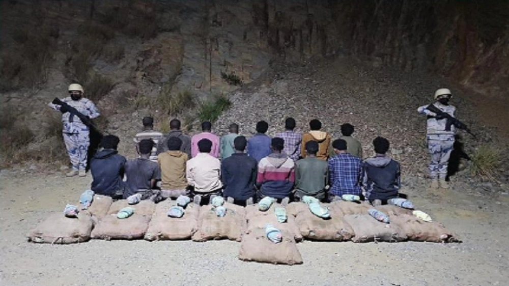 ضبط  17 مخالفًا لتهريبهم 306 كيلوجرامات من القات بجازان