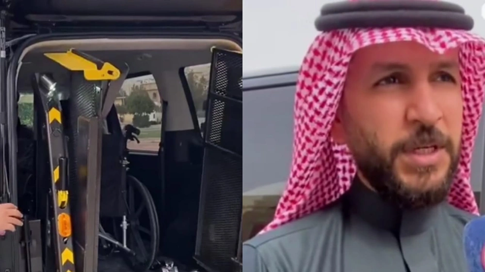 شاب في القطيف يتطوع لنقل ذوي الإعاقة تخليدًا لذكرى والده .. فيديو