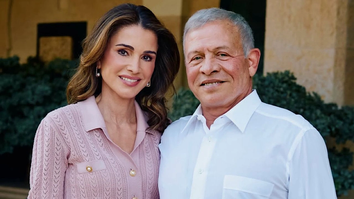 الملكة رانيا تهنئ الملك عبد الله الثاني بعيد ميلاده الـ64