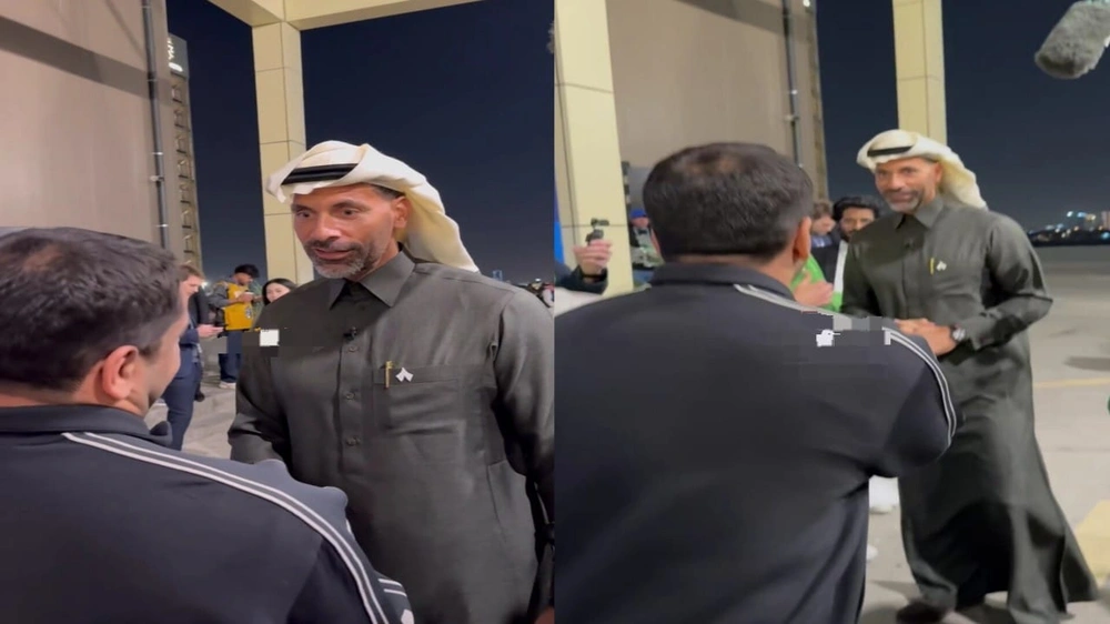 ريو فيرديناند في المملكة أرينا بالزي السعودي.. فيديو