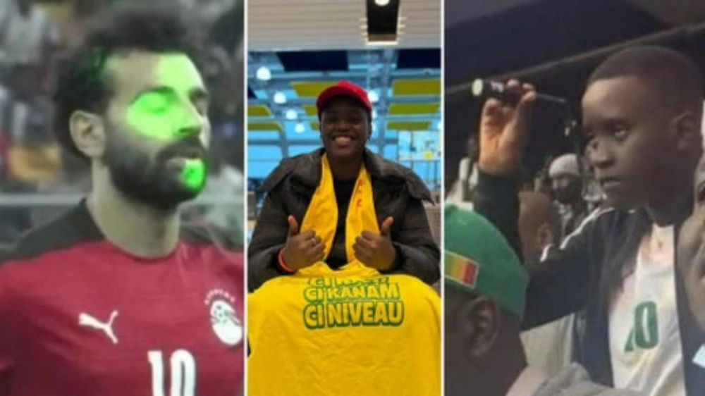 مشجع الليزر يعود للواجهة قبل مواجهة مصر والسنغال في أمم أفريقيا