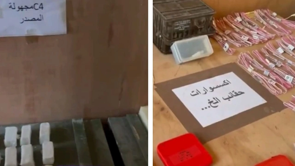 مشاهد لمتفجرات وألغامًا داخل مواقع كانت تستخدمها الإمارات في مطار الريان بحضرموت .. فيديو