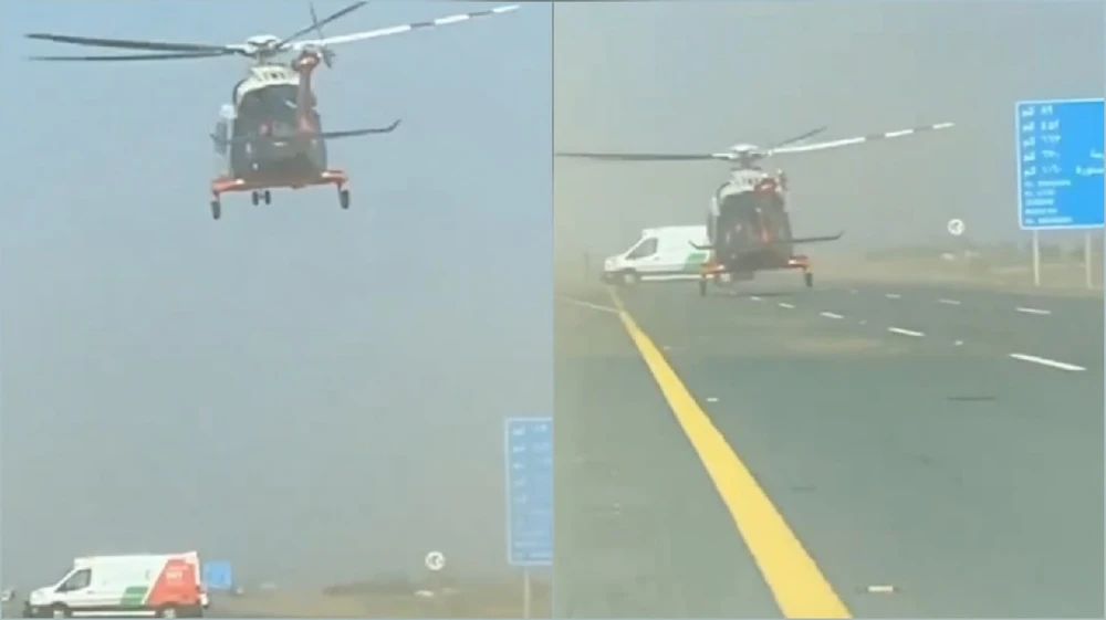 إنقاذ مقيم من حادث مروري بالإسعاف الجوي في القصيم.. فيديو