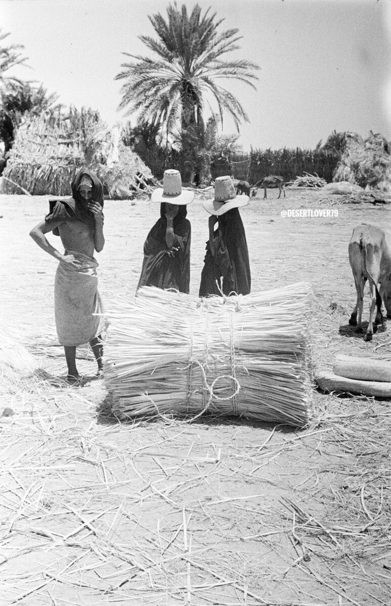 لقطة قديمة من سوق قرية القحمة في عسير