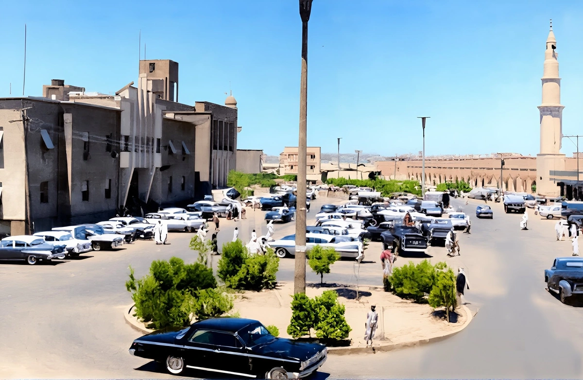 الرياض العتيقة قبل وضع ساعة الصفاة