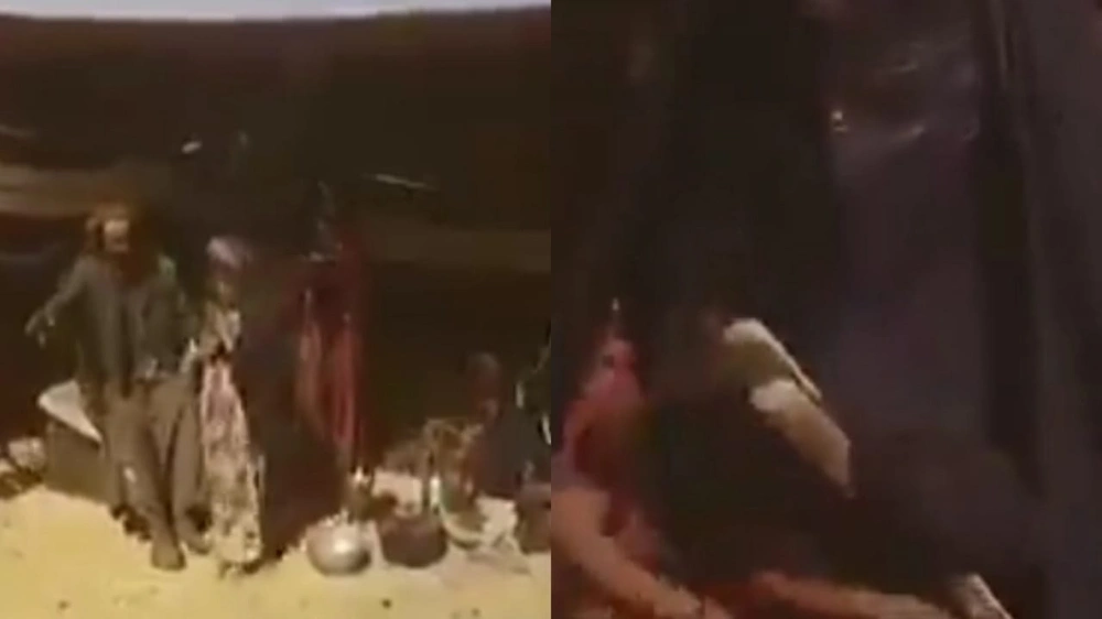 مقطع عالي الدقة لنساء البادية في شمال المملكة قبل 61 عامًا .. فيديو