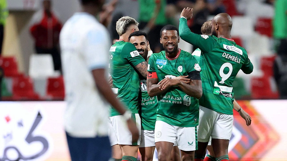 الاتفاق‬⁩ يفوز على ⁧‫الأخدود‬⁩ بثنائية