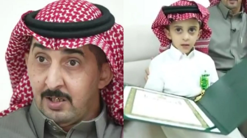 طفل ينقذ شقيقه مرتين من مرض قاتل ويتوج بوسام الملك عبدالعزيز .. فيديو