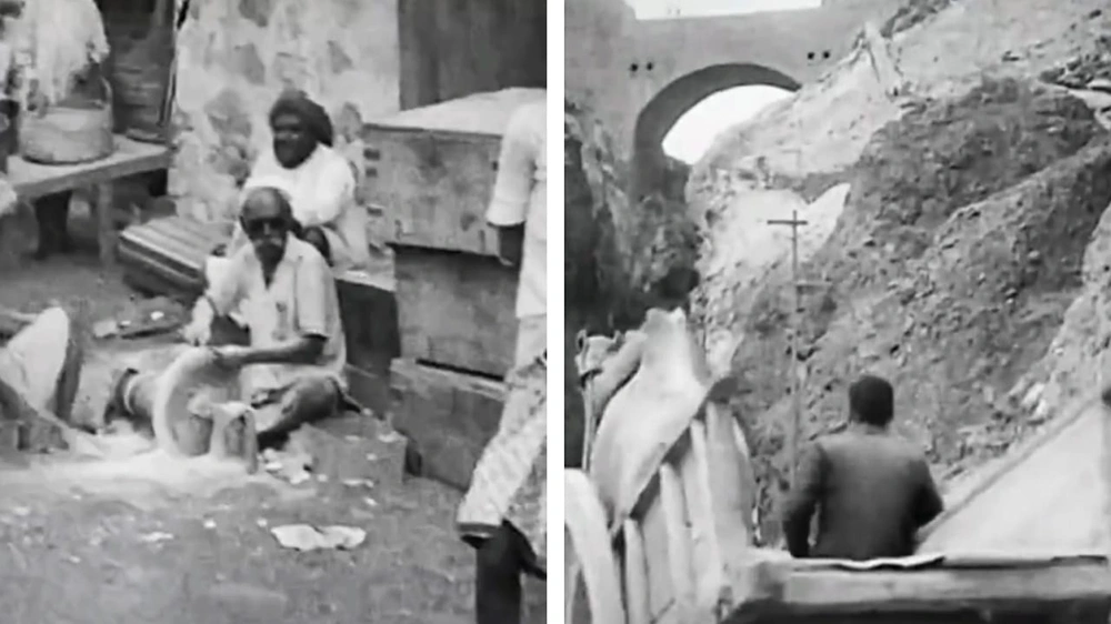 لقطات نادرة للحياة اليومية والأسواق في عدن قبل 86 عامًا .. فيديو