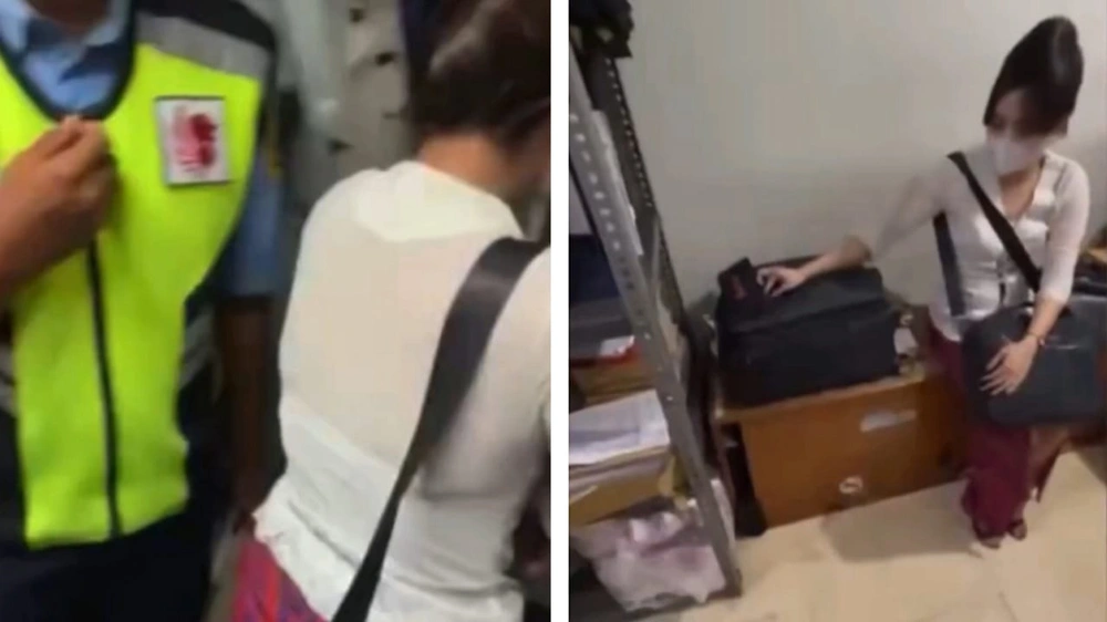 إيقاف امرأة خلال أول رحلة طيران لها بعد انتحال صفة مضيفة .. فيديو