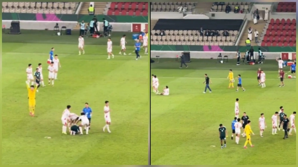انهيار قائد الأخضر مصعب الجوير بعد وداع كأس آسيا.. فيديو