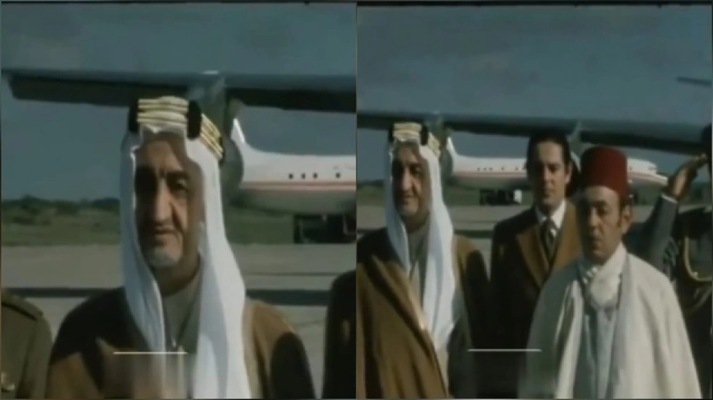 لقطات نادرة توثق استقبال ملك المغرب للقادة العرب قبل 56 عامًا.. فيديو