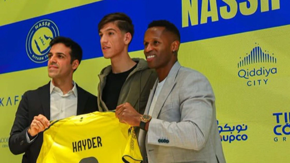 النصر يعلن عن ضم حيدر عبدالكريم رسمياً