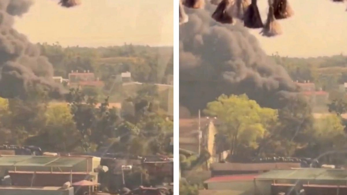 تحطم واحتراق مقاتلة إف-16 في تايوان .. فيديو