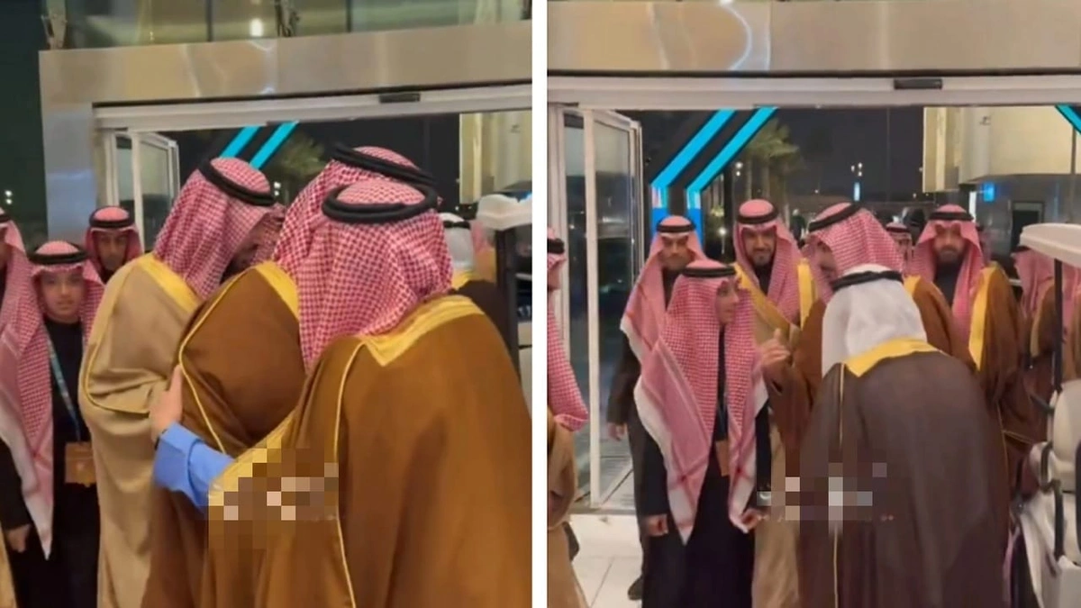 الأمير خالد بن سلمان يوجه نجله للمشي خلف المرافقين في معرض إبداع 2026 .. فيديو