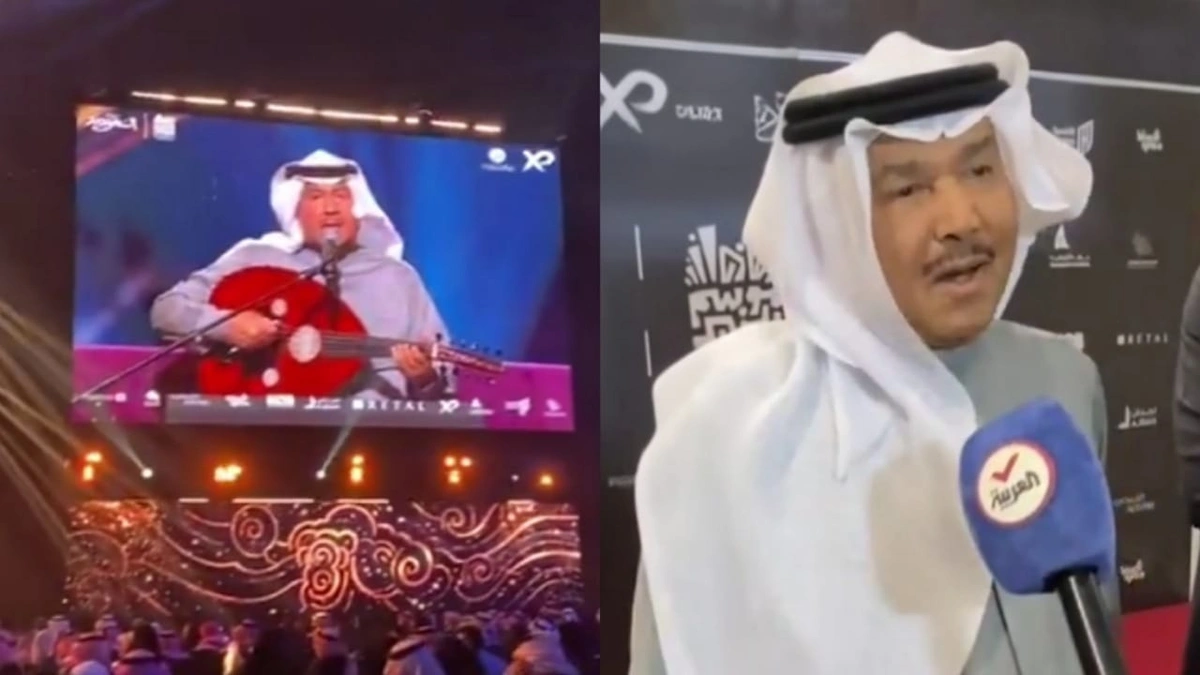 محمد عبده يحيي حفلًا في الخبر ويستعيد ذكريات أول تسجيل أسطواناته .. فيديو