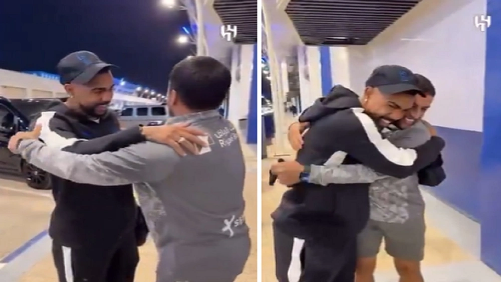 مالكوم يلتقي بمحمد الشلهوب .. فيديو