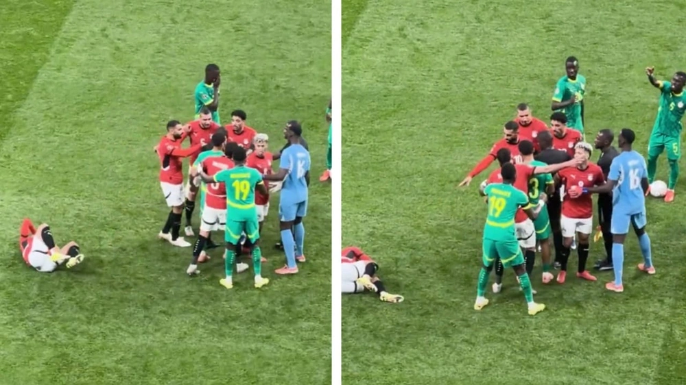 اشتباكات بالأيدي في مباراة مصر والسنغال بكأس أمم إفريقيا .. فيديو