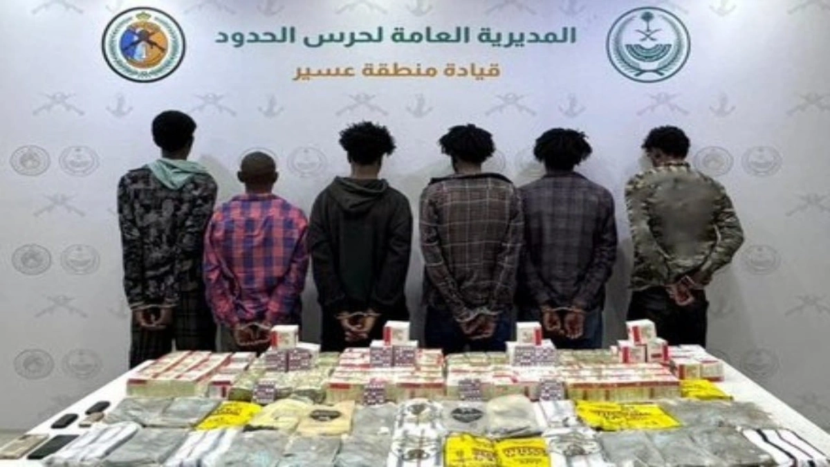 القبض على 7 أشخاص لتهريبهم مواد مخدرة