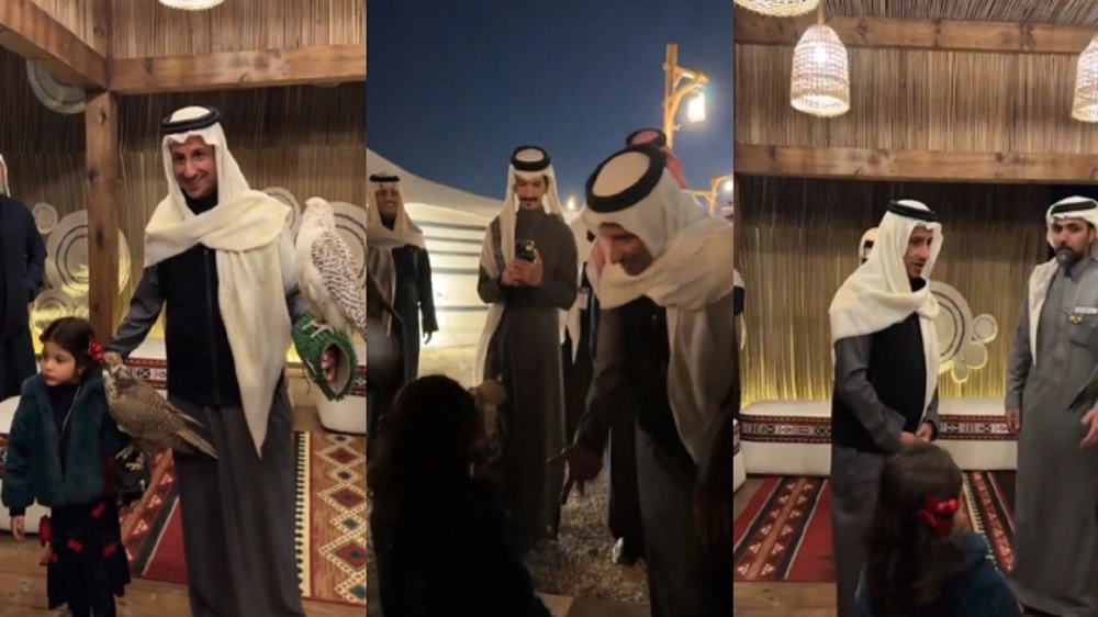 وزير السياحة يلتقي بأصغر صقارة في منزال .. فيديو