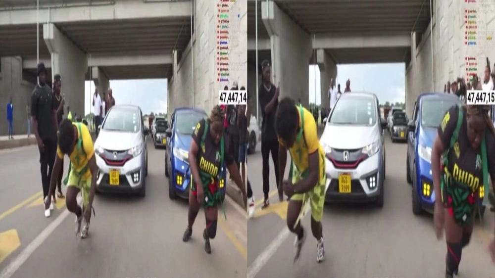 سبيد يدخل في سباق سحب سيارة بالجسم مع أقوى امرأة أفريقية.. فيديو