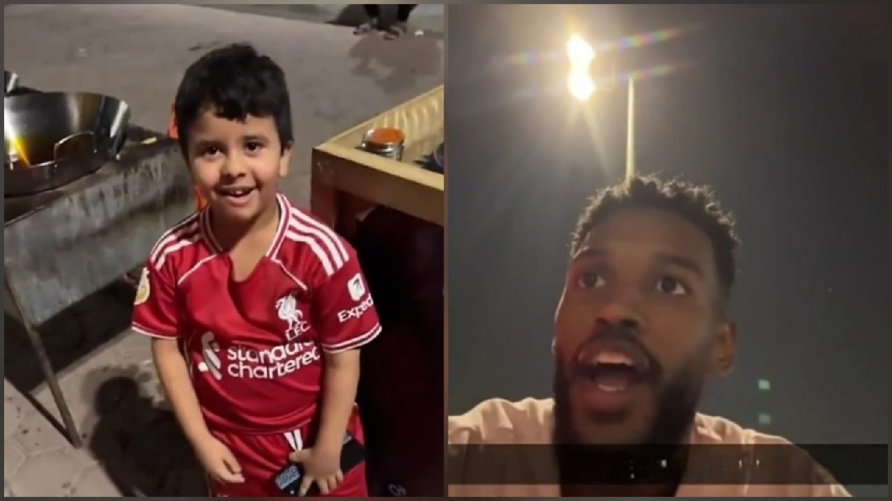 لقاء طريف لعبدالله عبده مع طفل أهلاوي لم يتعرف عليه.. فيديو