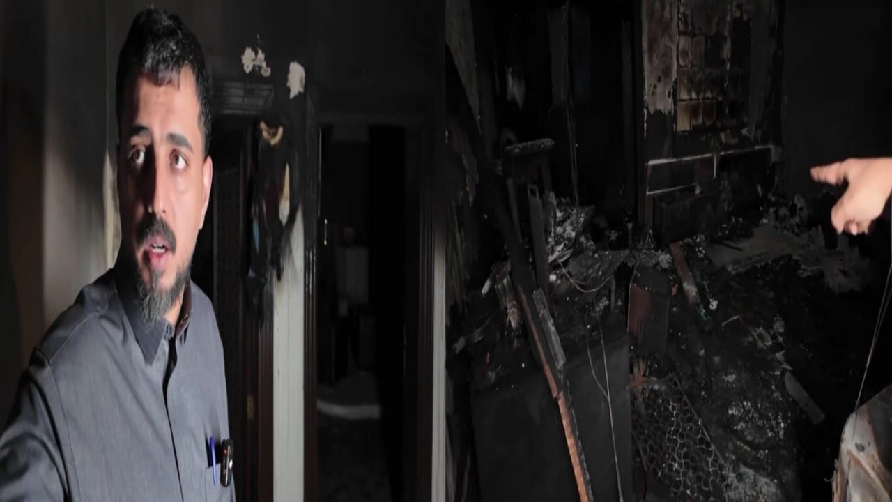 أبو آدم عن حريق قصر باور: شرارة طارت من البخور هي اللي سببت الحريق.. فيديو