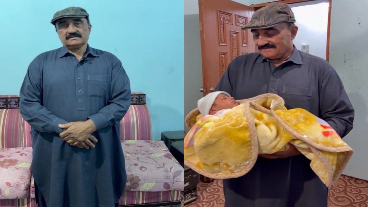 ستيني باكستاني في حائل يستقبل طفله الأول بعد 35 عاماً من الانتظار.. فيديو