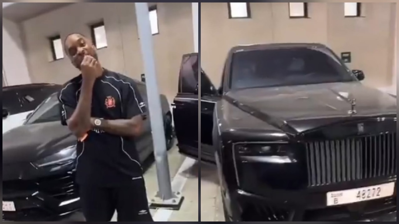 توني يمازح محمد عبدالرحمن بجوار سيارة رولز رويس.. فيديو