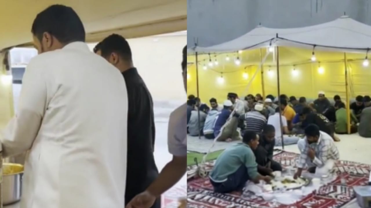 عبد الله الظفيري وإخوته يواصلون مبادرة إفطار الصائم تكريماً لوالديهم .. فيديو