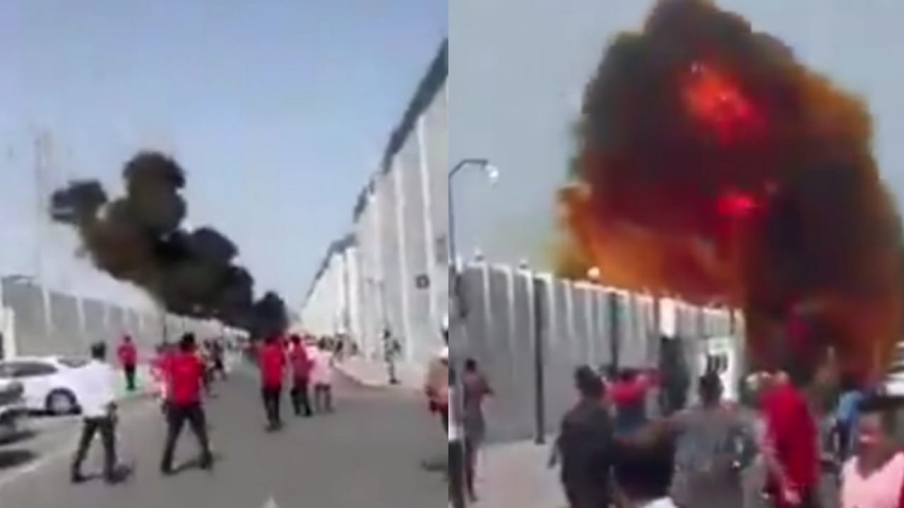 سقوط شظية صاروخية قرب موقع عمل في الدوحة يثير حالة من الهلع .. فيديو