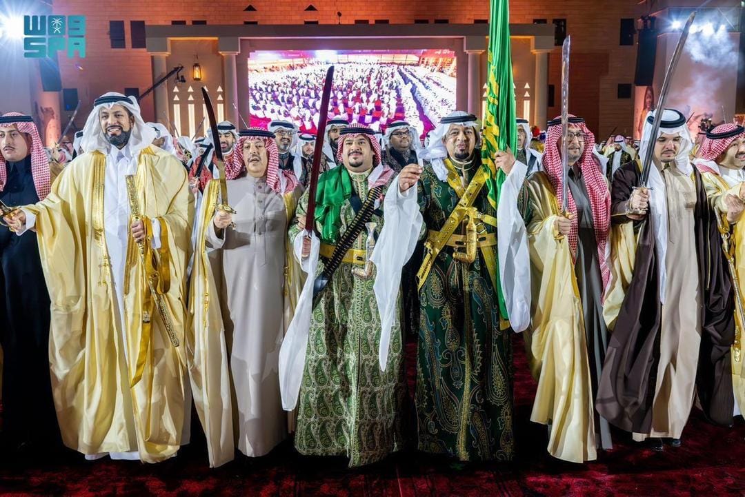 العرضة السعودية بقصر الحكم تدخل موسوعة غينيس