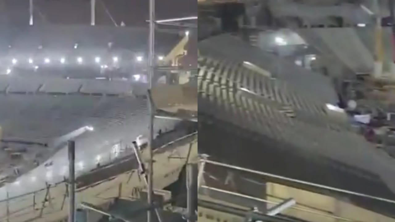 استمرار الأعمال على مدار الساعة في استاد الملك فهد الدولي .. فيديو