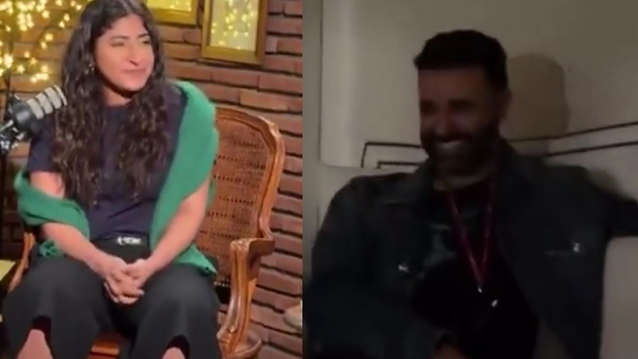 تواجد فهد العليوة في كواليس لقاء شجون الهاجري يلفت الأنظار .. فيديو